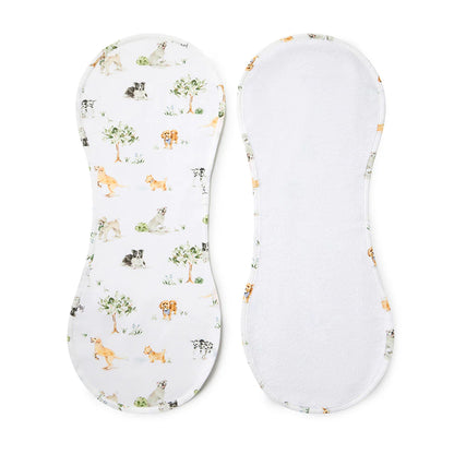 Organic Cotton Burp Cloth Dog Park