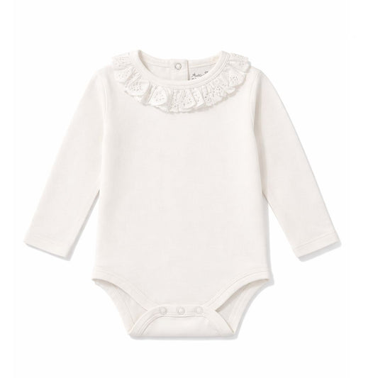 Coconut Ruffle Onesie