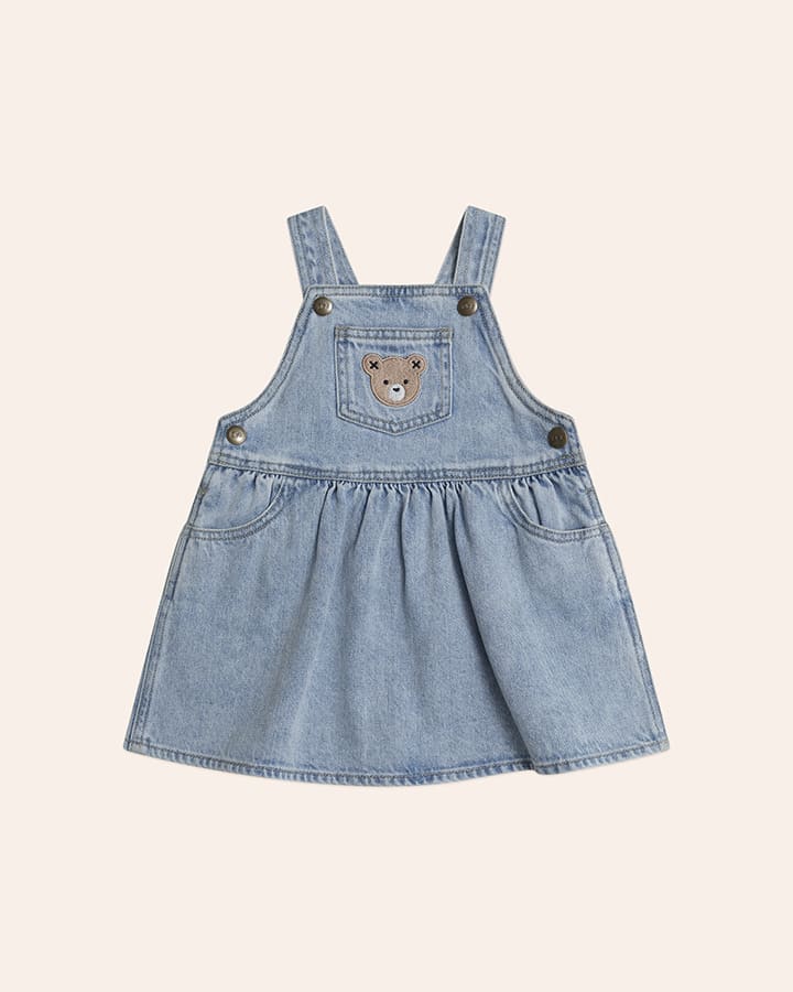 Dreamy Denim Pinafore Dress - Aster & Ruby