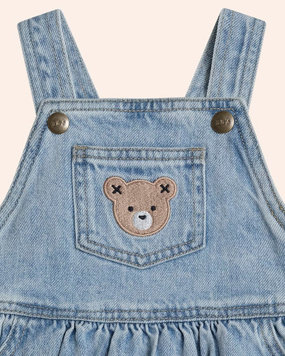 Dreamy Denim Pinafore Dress - Aster & Ruby
