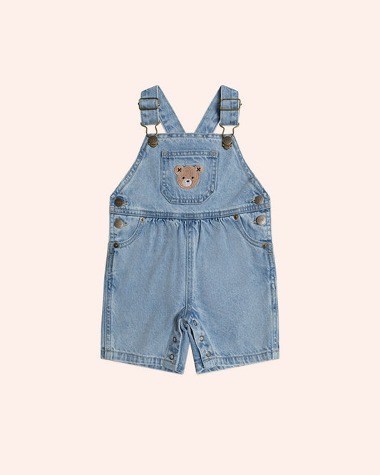 Dreamy Denim Short Overalls - Aster & Ruby