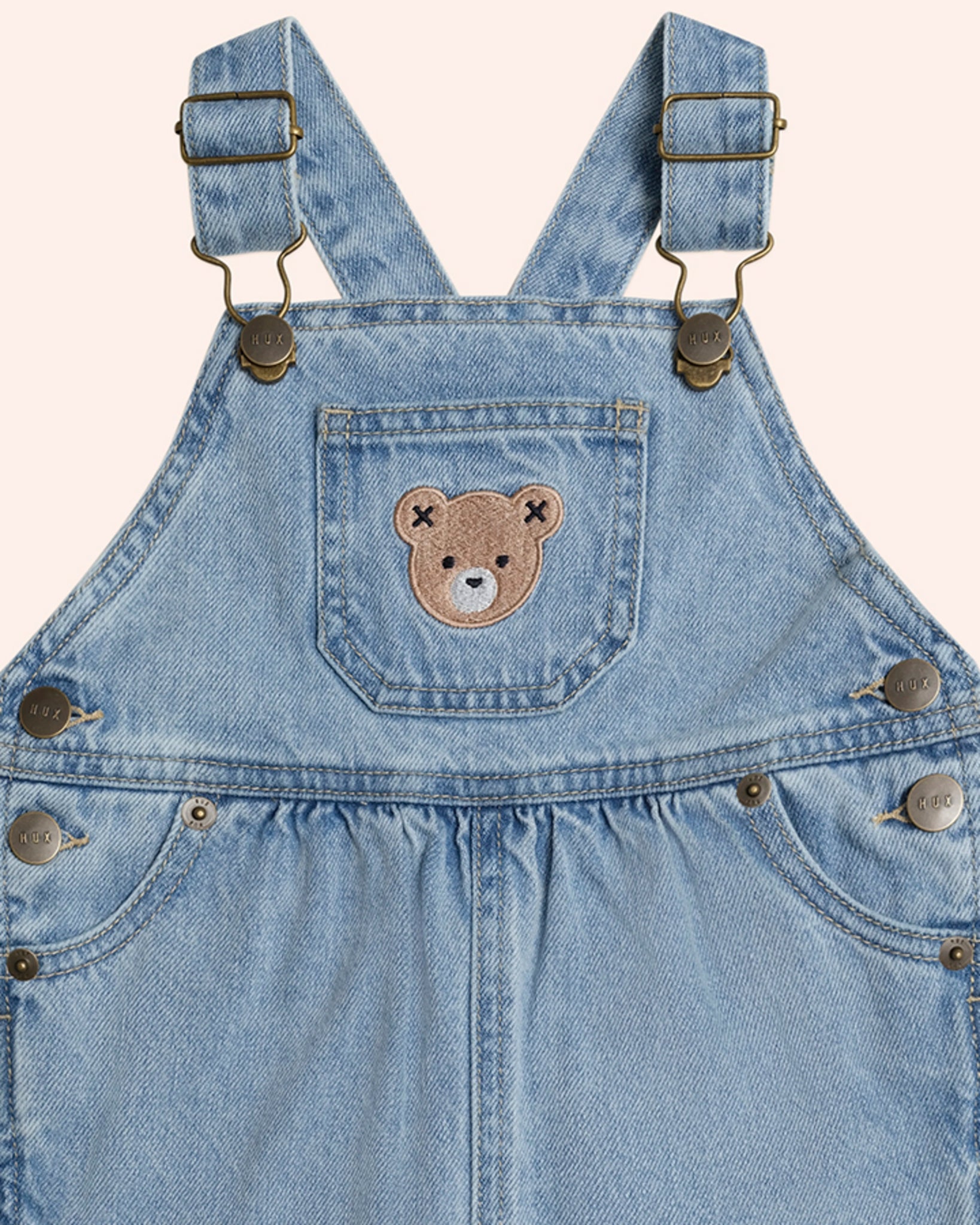 Dreamy Denim Short Overalls - Aster & Ruby