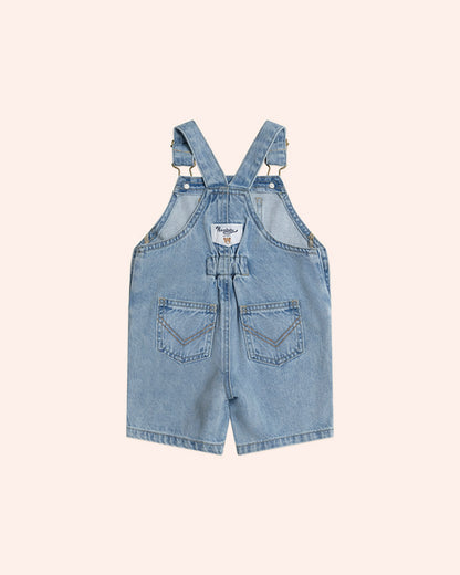 Dreamy Denim Short Overalls - Aster & Ruby