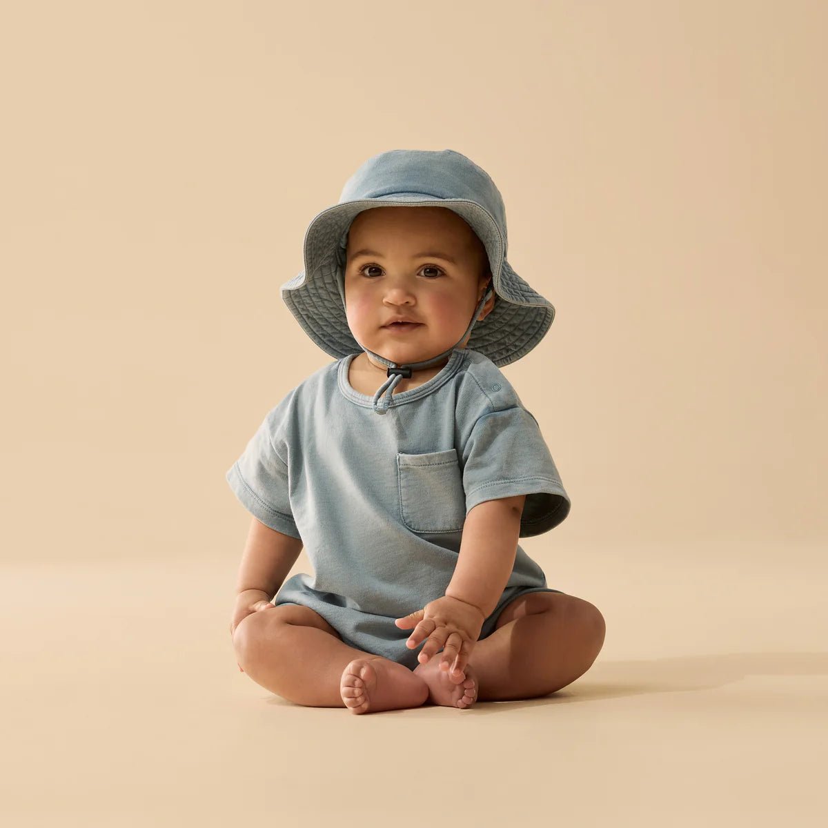 Dusk Organic Sweat Growsuit - Aster & Ruby