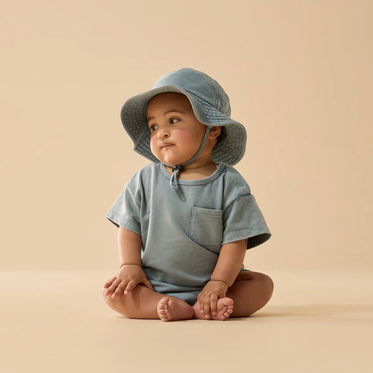 Dusk Organic Sweat Growsuit - Aster & Ruby