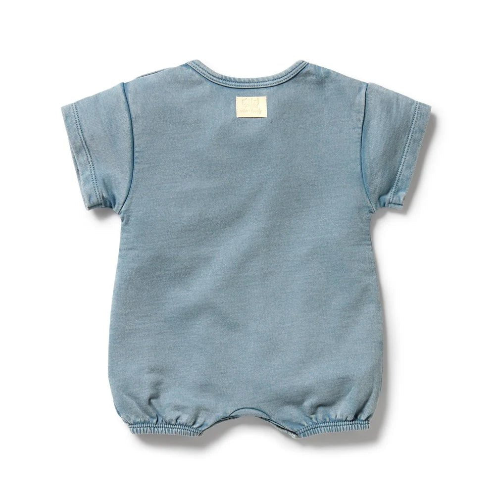 Dusk Organic Sweat Growsuit - Aster & Ruby