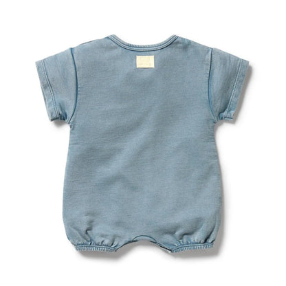 Dusk Organic Sweat Growsuit - Aster & Ruby