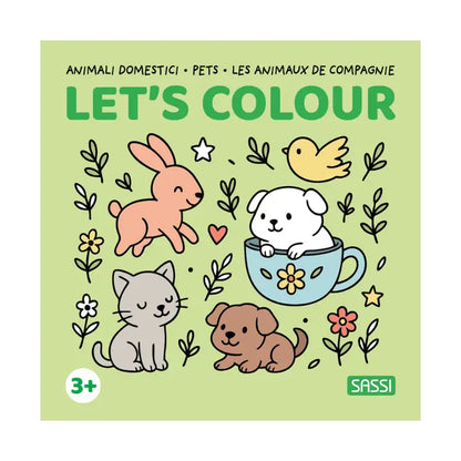 Colouring Book Square - Pets