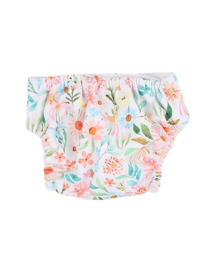Eliana Print Aqua Nappy - Aster & Ruby