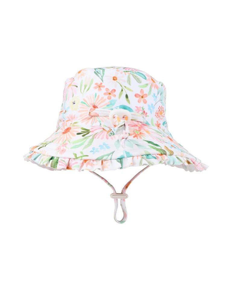 Eliana Swim Hat With Quick Release Neck Tie - Aster & Ruby