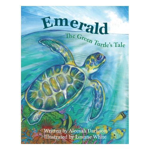 Emerald The Green Turtle's Tale Softcover Book-Aster & Ruby