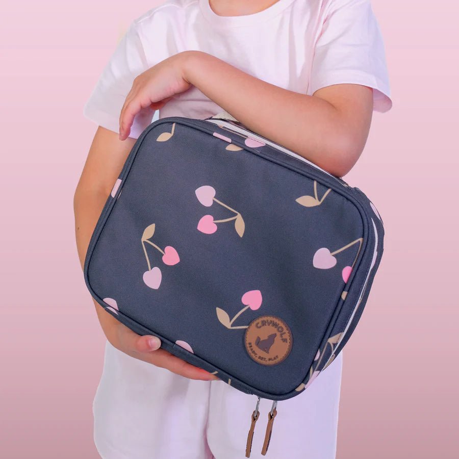 Everyday Lunch Bag Cherry Hearts - Aster & Ruby