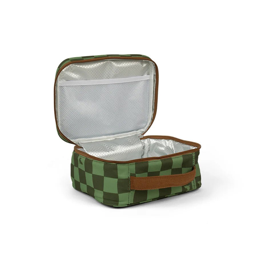 Everyday Lunch Bag Green Check - Aster & Ruby