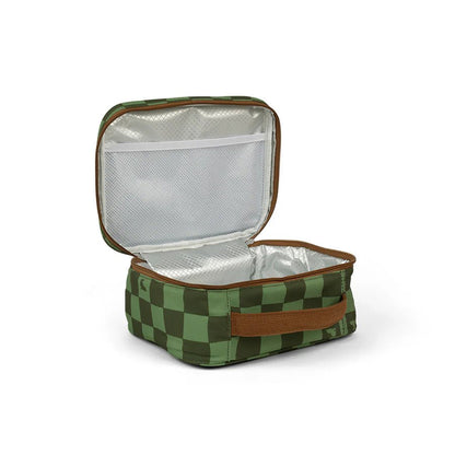 Everyday Lunch Bag Green Check - Aster & Ruby