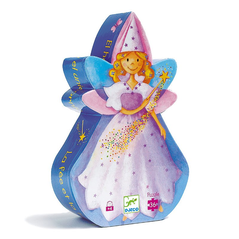 Fairy And Unicorn 36pc Silhouette Puzzle - Aster & Ruby