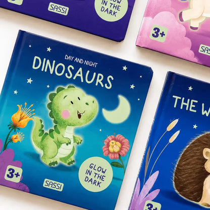 Board Book - Glow-in-The-Dark - Dinosaurs