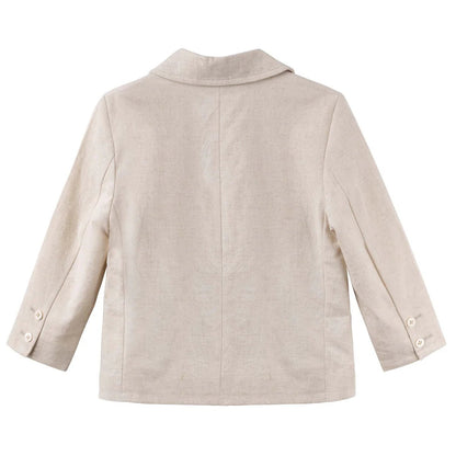Finley Linen Jacket Sand - Aster & Ruby