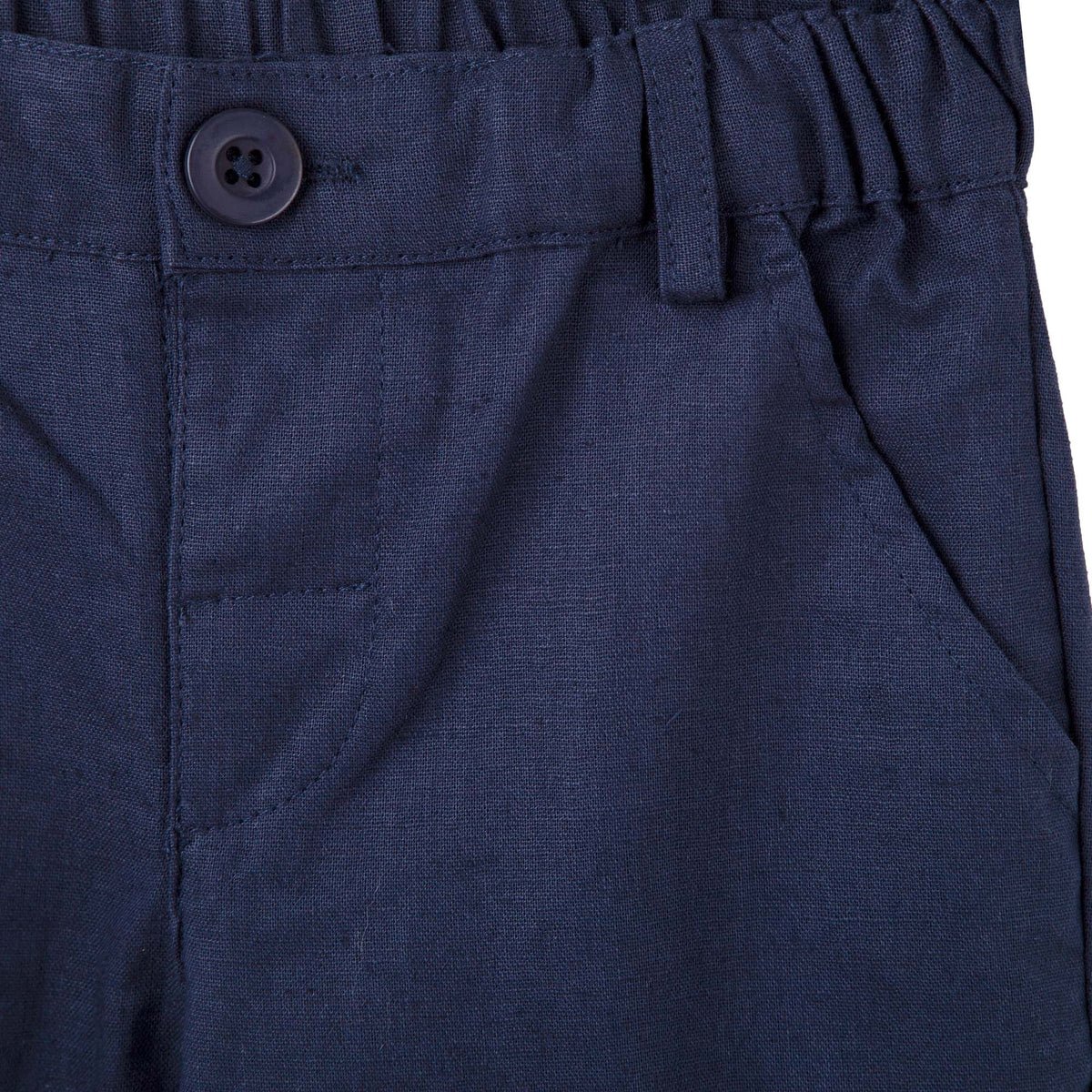 Finley Linen Pants Navy - Aster & Ruby