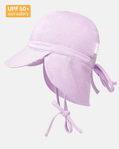 Flap Cap Baby Lavender - Aster & Ruby