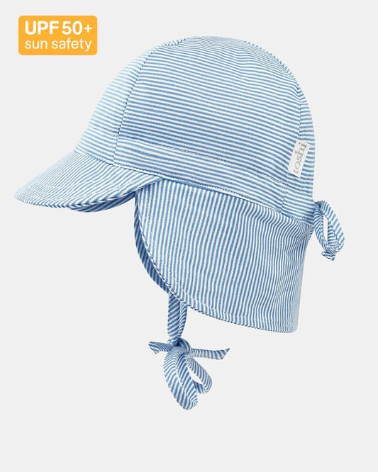 Flap Cap Baby Sky - Aster & Ruby