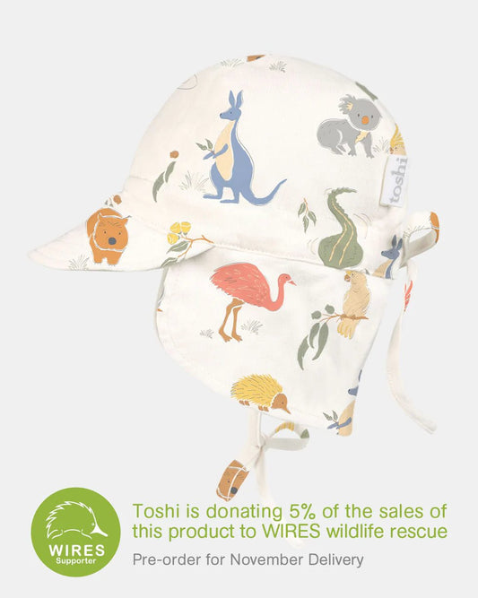Flap Cap Bambini Outback - Aster & Ruby