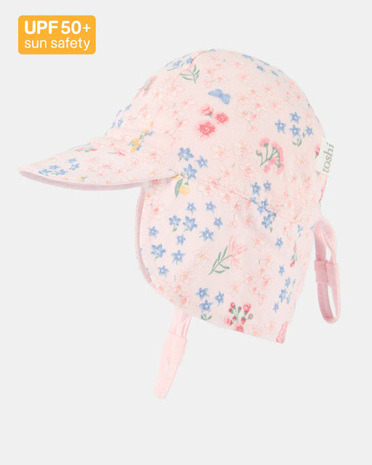 Toshi hat – Flap Cap Down Under Acacia Blossom from Aster & Ruby