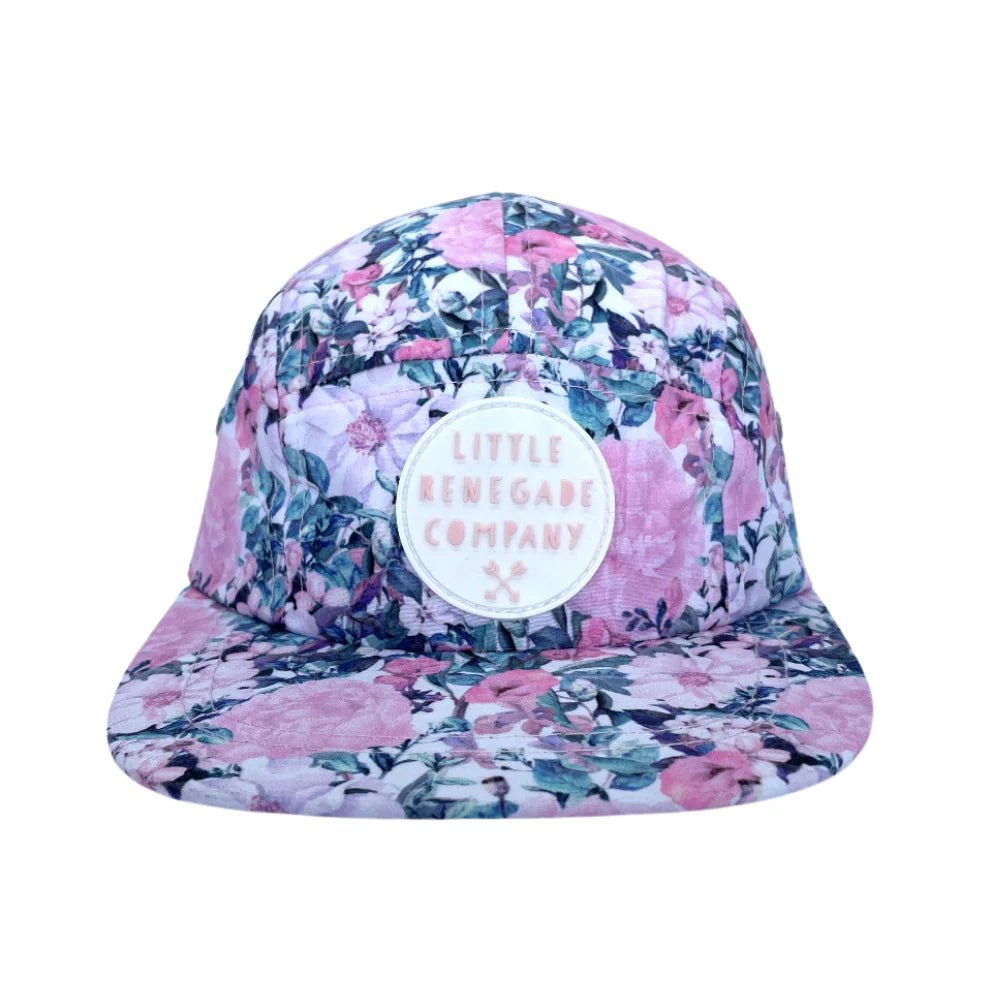 Flourish 5 Panel Cap - Aster & Ruby