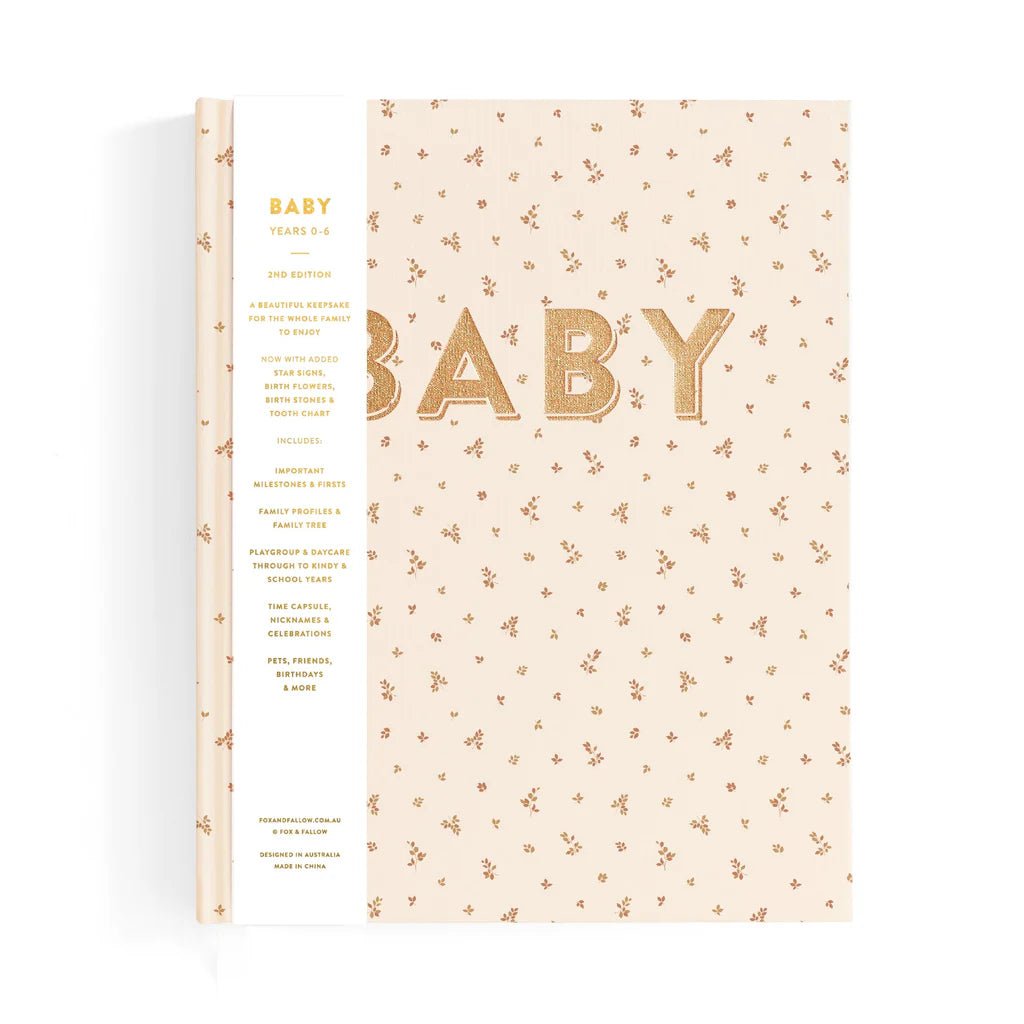 Fox & Fallow Baby Book - Broderie - Aster & Ruby