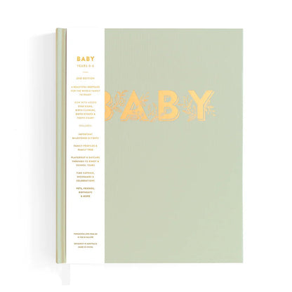 Fox & Fallow Baby Book - Pistachio - Aster & Ruby