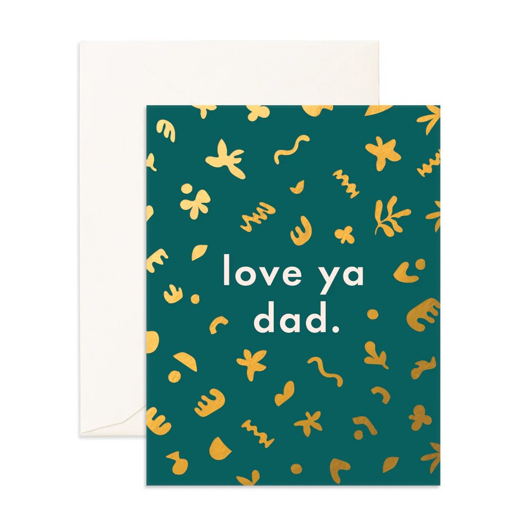 Fox & Fallow Card Love You Dad Fresco - Aster & Ruby