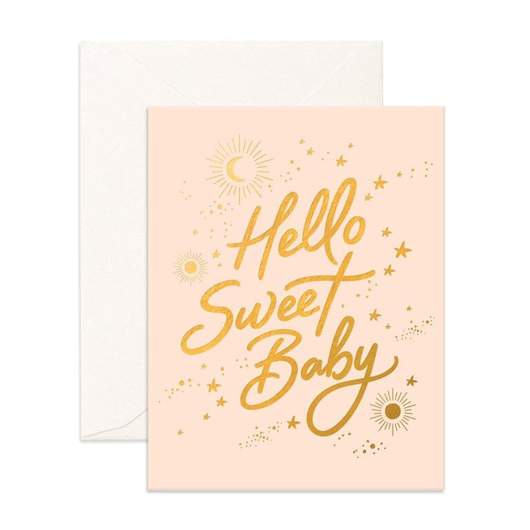 Fox & Fallow Card Sweet Baby Stars - Aster & Ruby