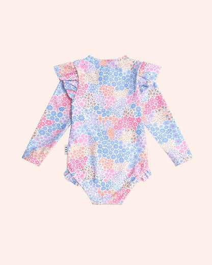 Frill Swimsuit Floral Bloom - Aster & Ruby