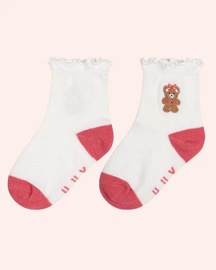 Frilly Festive Socks 2 Pack - Aster & Ruby