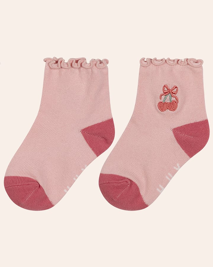 Frilly Festive Socks 2 Pack - Aster & Ruby