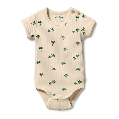 Tiny Palm Organic Bodysuit
