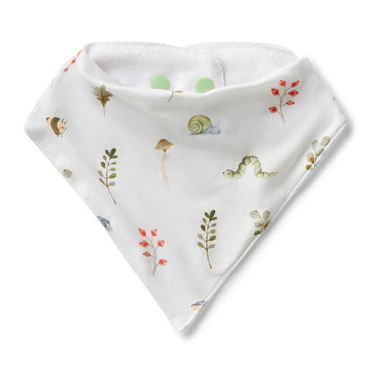 Garden Friends Organic Dribble Bib - Aster & Ruby