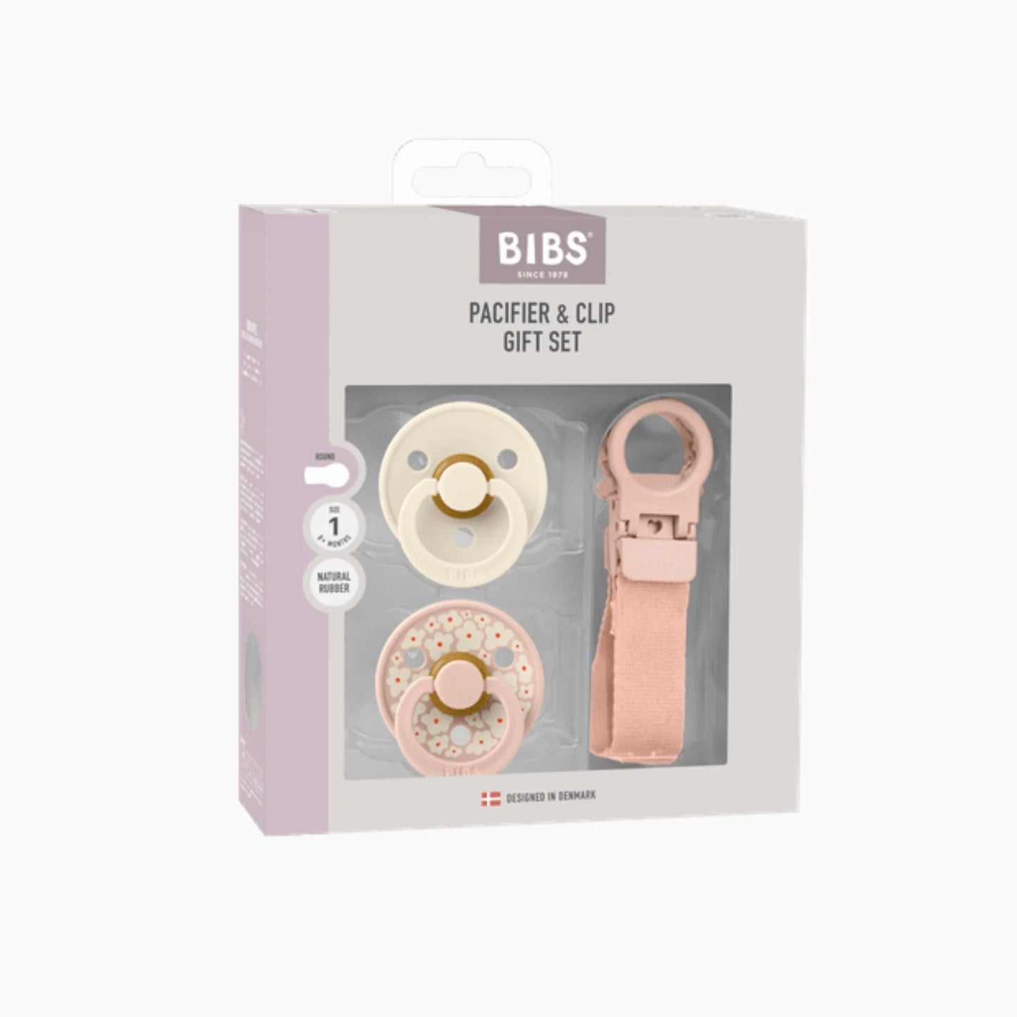 Colour Dummy Loop Clip Gift Set - Blush
