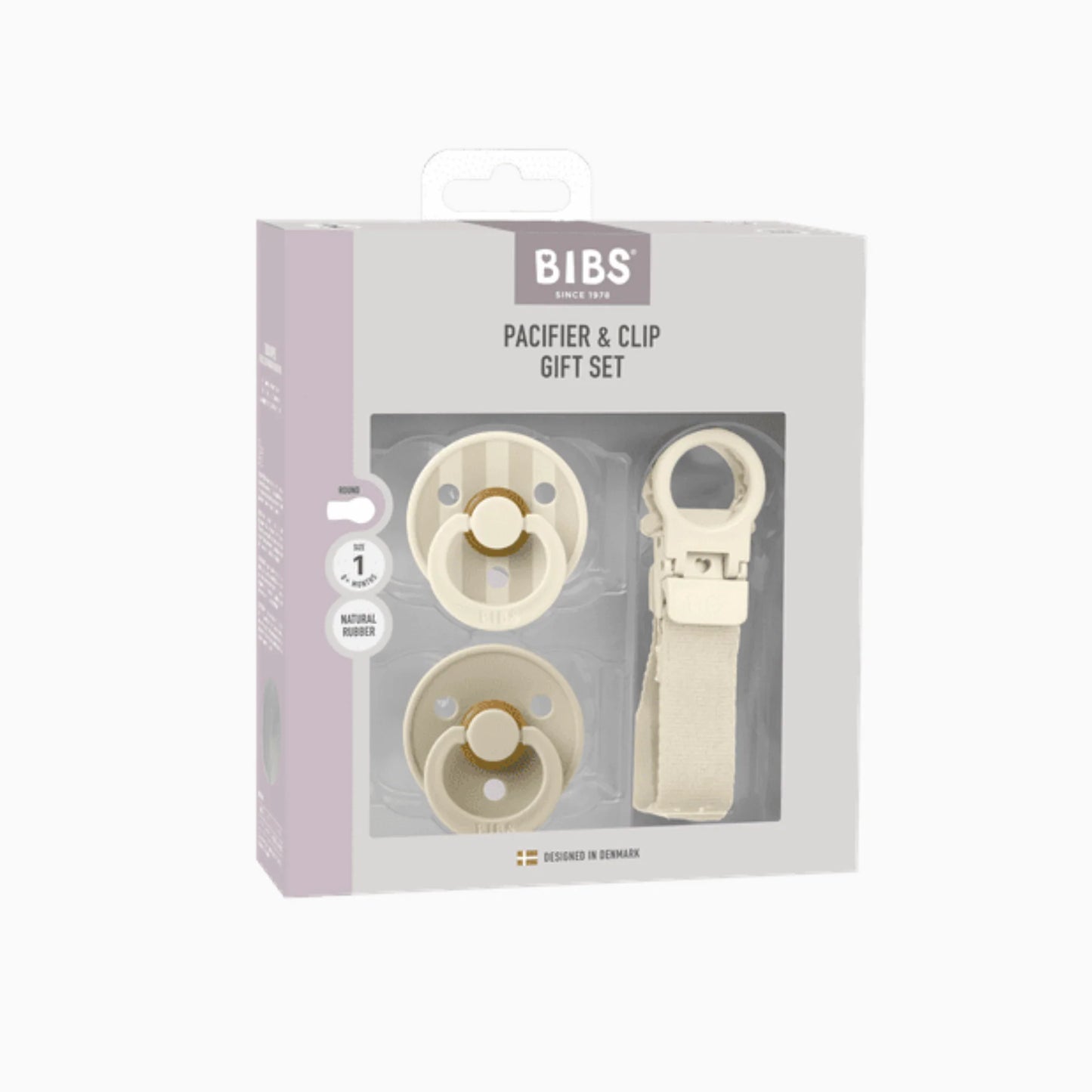 Colour Dummy Loop Clip Gift Set - Ivory
