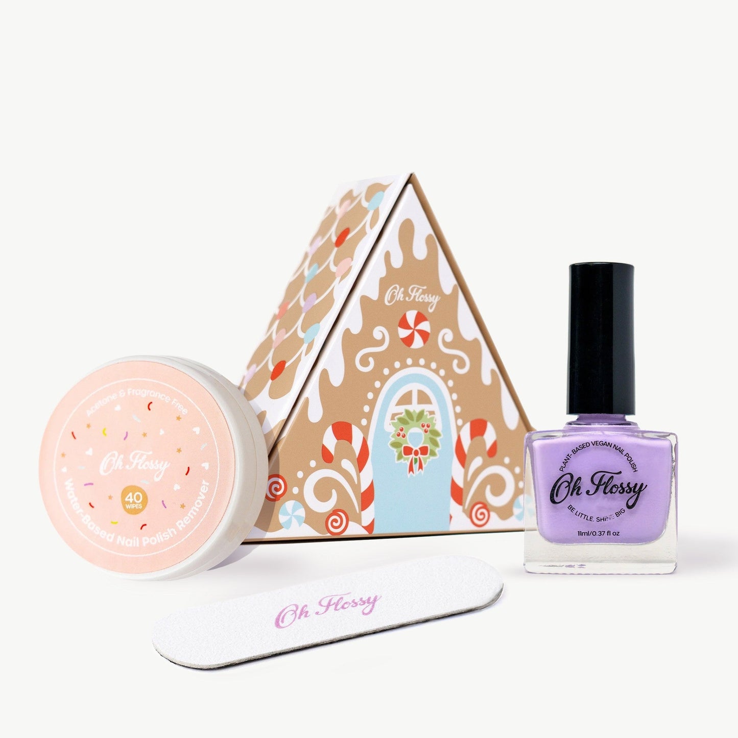 Gingerbread House Mini Mani Set - Aster & Ruby