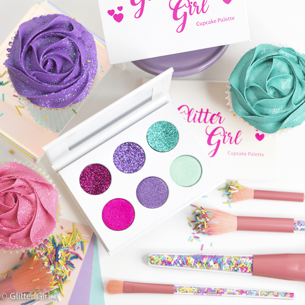 Glitter Girl Cupcake Mini Palette - Aster & Ruby