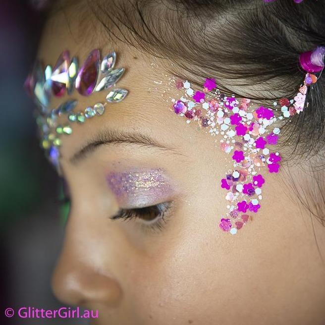 Glitter Girl Unicorn Face Gems Funfetti - Aster & Ruby