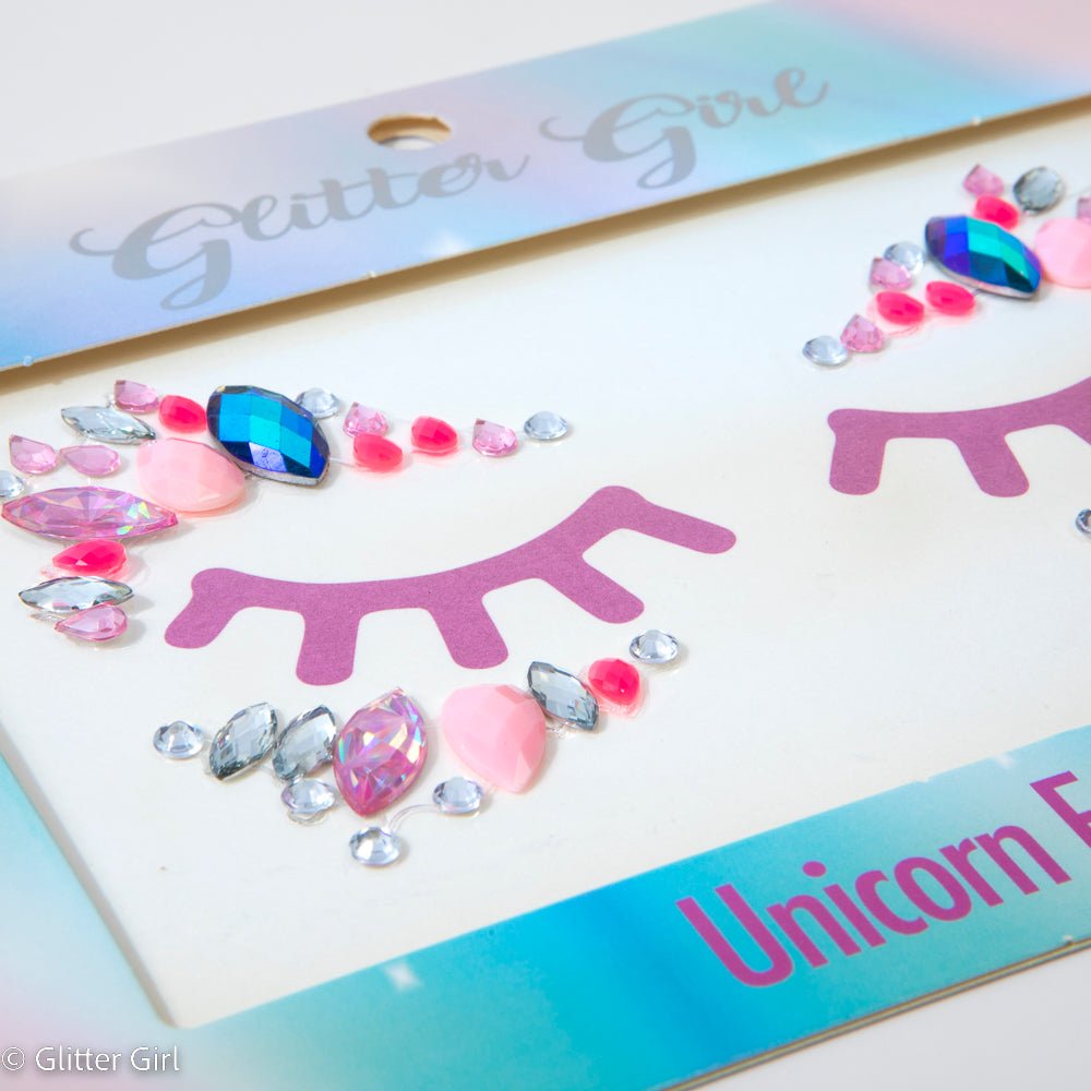 Glitter Girl Unicorn Face Gems Pink Dreams - Aster & Ruby