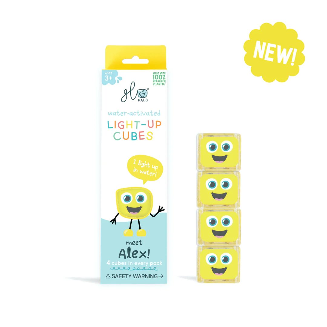 Glo Pal Cubes Yellow Alex New-Aster & Ruby