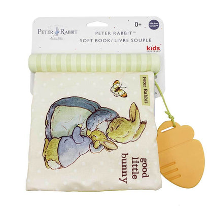 Good Little Bunny Soft Book with Teether - Aster & Ruby