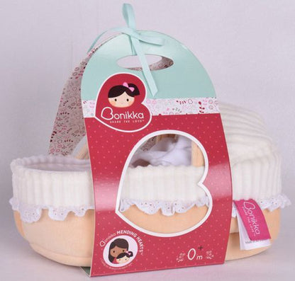 Grace Baby Doll in Carry Cot with Accessories - Aster & Ruby