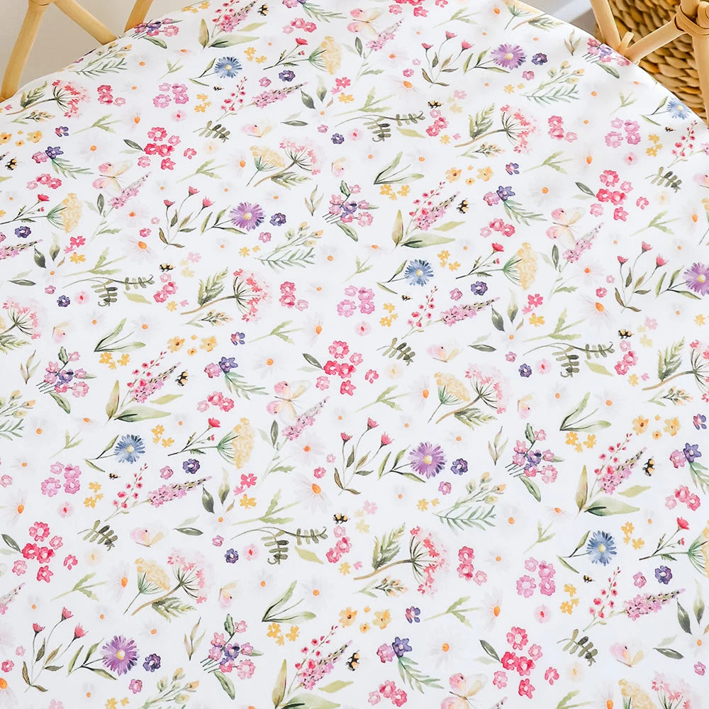 Gracie Organic Bassinet Sheet / Change Pad Cover