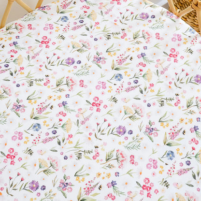 Gracie Organic Bassinet Sheet / Change Pad Cover