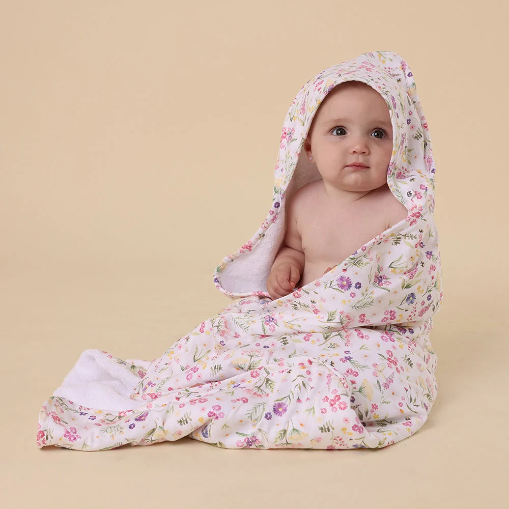 Gracie Organic Hooded Baby Towel