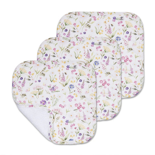 Gracie Organic Wash Cloths - 3 Pack