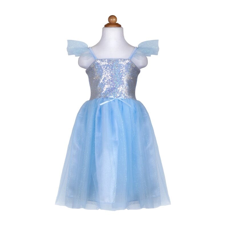 Great Pretenders Blue Sequin Princess Dress-Aster & Ruby